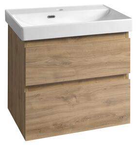 Aqualine Aqualine, ALTAIR umývadlová skrinka 61,5x60x37cm, dub emporio, AI368