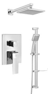 Aqualine Aqualine, RITMO podomietkový sprchový set s pákovou batériou, 2 výstupy, chróm, RT045