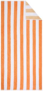 PLÁŽOVÁ OSUŠKA, 90/180 cm, oranžová, biela, béžová Esposa - Kúpeľňový textil