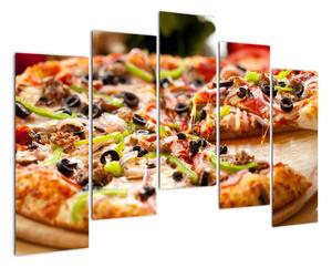 Pizza, obraz (Obraz 125x90cm)