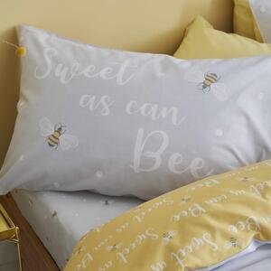 Žlto-sivé obliečky 200x135 cm Sweet as Can Bee - Catherine Lansfield