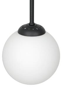 Milagro Lighting Stropné svietidlo Archie, čierne, dĺžka 68 cm, kovové, 2-pl., Čierna, Obývacia izba / jedáleň, kov, Stropné svetlo