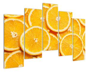 Plátky pomarančov - obraz (Obraz 125x90cm)