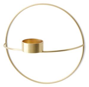 Nástenný svietnik POV Circle Brass Tealight 20 cm