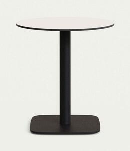 DINA BLACK&WHITE bistro stôl Kruh 73 x 68 x 68