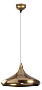 Závesné svietidlo v zlatej farbe s kovovým tienidlom ø 35 cm Nile – Opviq lights
