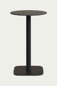 DINA ALL BLACK bistro stôl Kruh 97 x 60 x 60