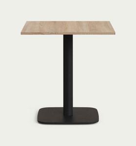 DINA NATURAL BLACK bistro stôl Štvorec 73 x 69,5 x 69,5