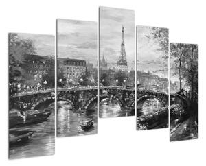 Obraz Paríža na stenu (Obraz 125x90cm)