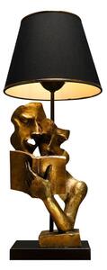 Stolová lampa v čierno-zlatej farbe (výška 57 cm) Lecture – Opviq lights