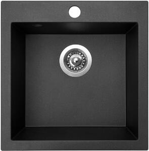 Granitový drez Sinks VIVA 455 Metalblack