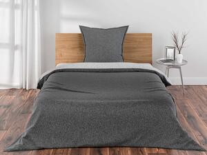 LIVARNO home Džersejová posteľná bielizeň, 140 x 200 cm, 70 x 90 cm (sivá) (100336653)