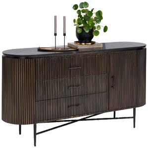 ŠIROKÁ KOMODA, mosadzná, 150/80/40 cm Ambia Home - Komody