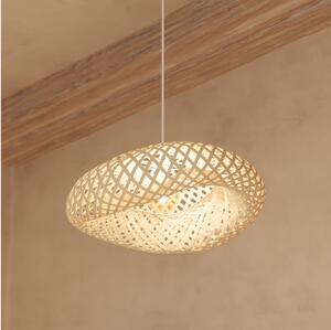 Atmosphera - Luster na lanku BEDDY 1xE27/40W/230V bambus