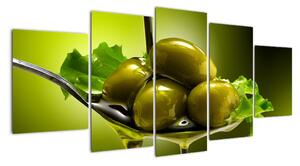 Obrazy do kuchyne - olivy (Obraz 150x70cm)