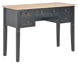 Písací stôl, čierny 109,5x45x77,5 cm, drevo