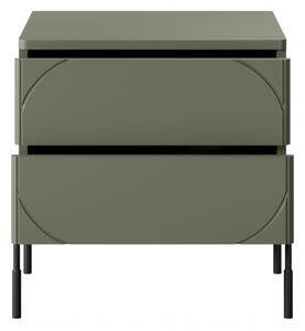 Nočný stolík Sonatia 45 cm - olivová