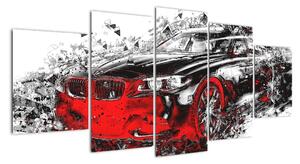 Obraz automobilu - moderný obraz (Obraz 150x70cm)