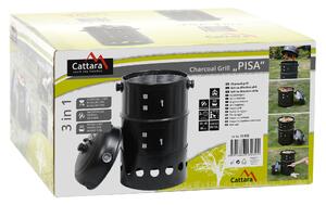 Cattara Gril - udírna na dřevěné uhlí PISA 3in1 40cm 13032