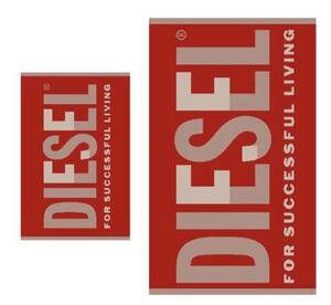 SADA FROTÉ UTERÁKOV, červená Diesel - Kúpeľňový textil, Online Only