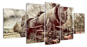 Obraz lokomotívy (Obraz 150x70cm)