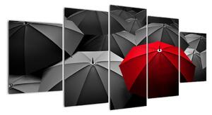 Obraz dáždnikov (Obraz 150x70cm)