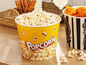 Nádoba na popcorn a snack žltá 2,2 l