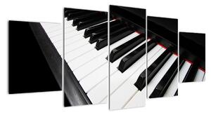 Obraz: klavír (Obraz 150x70cm)
