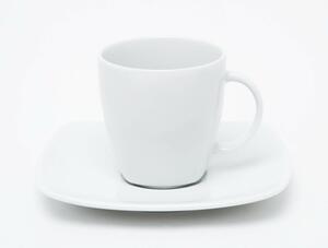Kávová súprava porcelánová biela APOSTROPHE pre 6 osôb