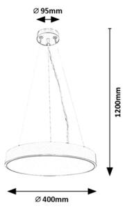 Rabalux 71040 - LED Luster na lanku TESIA LED/36W/230V 4000K strieborná