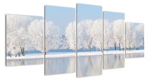 Obraz - zimná príroda (Obraz 150x70cm)
