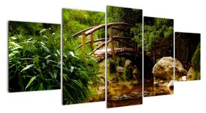 Obraz dreveného mosta (Obraz 150x70cm)