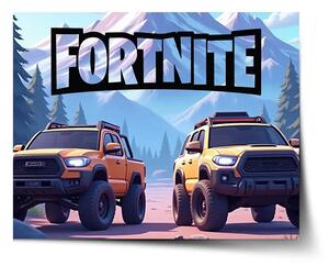 Sablio Plagát FORTNITE Off-road autá - 60x40 cm