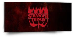 Sablio Obraz Stranger Things Red - 110x50 cm