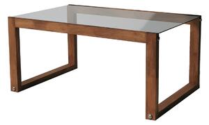 Dizajnový konferenčný stolík Vaidehi 85 cm drevený