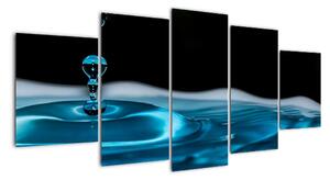 Obraz kvapky vody (Obraz 150x70cm)