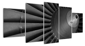 Detail turbíny - obraz (Obraz 150x70cm)
