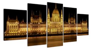 Budova parlamentu - Budapešť (Obraz 150x70cm)