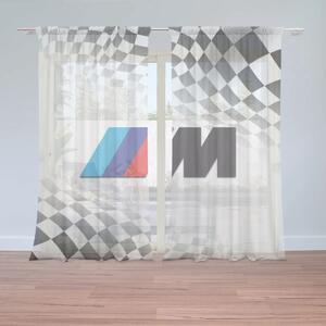Sablio Záclony MPERFORMANCE Šachovnica: 2ks 150x250cm