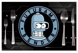Sablio Prestieranie Futurama Bender Technology: 40x30cm