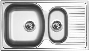 Nerezový drez Sinks TWIN 780.1 V matný