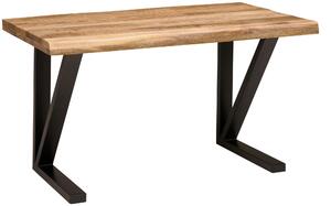 PÍSACÍ STÔL, prírodná farba, čierna, 140/76/80 cm Livetastic - Online Only kancelárie, Online Only