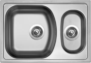 Nerezový drez Sinks TWIN 620.1 V matný
