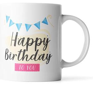 Sablio Hrnček Happy Birthday to you - 330 ml - standard