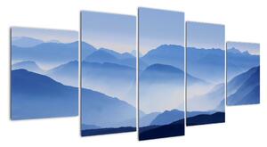 Modré hory - obrazy na stenu (Obraz 150x70cm)