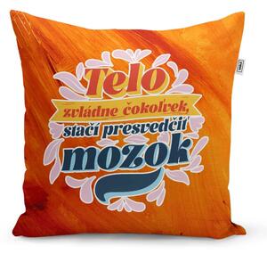 Sablio Vankúš Telo zvládne čokoľvek, stačí presvedčiť mozog: 40x40 cm