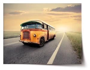 Sablio Plagát Autobus veterán - 60x40 cm