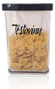 Dóza na potraviny 3,2 l Rotho Loft - JUMBO Black, čierna
