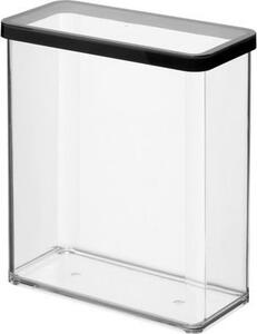 Dóza na potraviny 3,2 l Rotho Loft - JUMBO Black, čierna