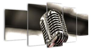 Obraz mikrofónu (Obraz 150x70cm)